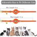 Buy Oopsdoggy Airtag Leather Cat Collar with Bells - Durable & Lightweight GPS Pet Collar for Cats & Small Dogs (Orange) - Buy Online on SooperMarket.com