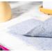 Glamza Hair Straightener Mat & Pouch - Made from Heat Resistant Safety Felt - Ideal for Home & Travel (Light Grey) - Buy Online on SooperMarket.com