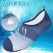 VIFUUR Water Shoes - Barefoot Aqua Socks for Yoga, Beach, Swim - Fogblue - Size 7.5-8.5 Women/6-7 Men - Buy Online on SooperMarket.com