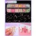 36 Color Nail Sequins - Kalolary 3D Nail Art Flakes Glitter Paillettes for Valentine s Day DIY Nail Decoration - Buy Online on SooperMarket.com