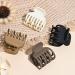Small Claw Hair Clips for Thin Hair - 8pcs Matte Rectangle & Double Row Teeth Jaw Clips for Fine Hair - Buy Online on SooperMarket.com