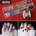 Teenitor Nail Art Kit with Glitter, Stickers, Brushes, Dotting Tool, Gems, Striping Tape - Perfect for Beginners - Buy Online on SooperMarket.com
