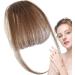 Lesunbak Clip in Bangs Real Hair French Bangs Clip on Fake Bangs Fringe Natural Color Fringe Hairpieces Stylish Neat Bangs Hair Extension for Girls Women brown - Buy Online on SooperMarket.com