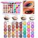 Shop Bexdug 35-Part Holiday Make-Up Gift Set | High-Pigmented Multi-Purpose Beauty Palette & Gift Bag for Women - Perfect Complete Make-Up Set - Buy Online on SooperMarket.com