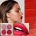 High Pigmented Lipstick Palette - Classic Bright Colors | Holiday Gift | 1g Lip Gloss & Lipstick - #02 - Buy Online on SooperMarket.com