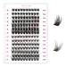 140 Pcs Lash Clusters 2 Styles Mixed Cluster Lashes DIY Eyelash Extensions Eyelash Cluster Extension DIY Individual Lashes Super Thin Band Soft and Easy to Wear (Demure+Blissfu D-Mix) 10-16mix Demure+Blissful