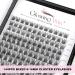 Glowing Win DIY Cluster Eyelash Extensions Set - 144 PCs Natural Individual Lashes 8-16mm with Bond Sea and Tweezers - Buy Online on SooperMarket.com