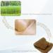 2 Pack Natural Vegetable Fiber Exfoliating Hemp Flax Ramie Glove | Dual Sided Hand and Body Scrubber | Machine Washable | Brown - Buy Online on SooperMarket.com