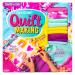 Made By Me Easy-to-Knot Quilt Making by Horizon Group USA, Create a 59 x 39 Fleece Quilt, No Cutting or Sewing Necessary, Includes 20 Fabric Squares & Felt Embellishments, Learn 4 Ways to Knot Fleece Quilt Kit Multicolor