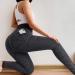 DAZLOR Women High Waist Butt Lifting Leggings with Pockets | Black XL - Buy Online on SooperMarket.com