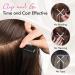 REECHO 5PCS Brown Clip in Hair Extensions 24 Thick Long Loose Waves - HE002 Invisible Lace Weft Natural Soft Hairpieces for Women - C Chocolate Brown - Buy Online on SooperMarket.com