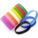 MoMolly Silicone Wristbands Rubber Bracelets - 12Pcs Mixed Colors Sports Bands for Women and Men - Customizable Charms - Assorted 12 Colors - Buy Online on SooperMarket.com