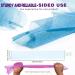 3-Pack Exfoliating Washcloth Set - African Net Sponge & Japanese Loofah for Body & Face Exfoliation - Purple Blue Green - Buy Online on SooperMarket.com