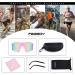 FEISEDY Wraparound Sports Sunglasses | Rainbow-Mirror Shield | Adjustable Legs | 75mm Lens - Buy Online on SooperMarket.com