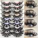 25mm 3D Fluffy Mink Lashes - 8 Pairs of Dramatic Faux Mink Eyelashes for Big Eye Makeup | Heracks - Buy Online on SooperMarket.com