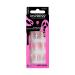 KISS imPRESS Press-On Manicure Halloween Pink Short Length Square Shape PureFit Technology Chip Proof Smudge Proof Waterproof Prep Pad Mini Nail File Manicure Stick & 30 Fake Nails Bad Bone