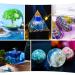 LET'S Resin Complete Resin Kit with Silicone Molds - 16oz Bundle for Beginner Casting - Sphere & Pyramid Molds Included - Buy Online on SooperMarket.com