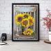 VIGEGU Flowers Cross Stitch Kit - 11CT Stamped & Counted DIY Embroidery for Beginners - Home Decor - 12x16inch - Buy Online on SooperMarket.com