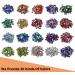 Rhinestones Diamond Painting Beads - 20 Colors Round Bead Kit | 4000PCS Diamond Painting Drills & Accessories - Buy Online on SooperMarket.com