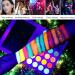 DE'LANCI Neon Eyeshadow Palette - Glow in the Dark, Blacklight UV Makeup, Matte & Glitter Shadows for Halloween - Buy Online on SooperMarket.com