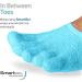 NatraCure 5-Toe Gel Lined Moisturizing Socks with Aloe & Shea Infusion - Hydrating Spa Socks for Soft, Smooth Feet - Ideal for Dry, Cracked Heels - Small - Buy Online on SooperMarket.com