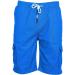 Men's Casual Cargo Shorts - Oversized Multi-Pocket Drawstring Shorts for Summer - Quick Dry, Blue, Size XL - Buy Online on SooperMarket.com