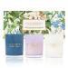 Cocorrna fragrance candles gift set 3 x 88g candle in glass soy wax candle for Mother's Day Christmas birthday aromatherapy bathroom lavender thyme clean linen coconut vanilla lavender thyme/clean linen/coconut vanilla