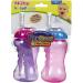 Nuby 2-Pack No-Spill Cup with Flex Straw 10 Ounce Colors May Vary - Buy Online on SooperMarket.com