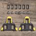 NAACOO SPD Road Bike Cleats for Shimano Speed-SL - Yellow Cleats Set for Indoor Outdoor Cycling - Buy Online on SooperMarket.com