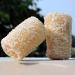 Organic Loofa Bath Sponge Set - 2 Exfoliating Scrubbers | Naturally Grown Loofah - HealthGoodsIn - Buy Online on SooperMarket.com