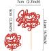 24 PCS Happy Galentines Day Cupcake Toppers Glitter Sweet Love Valentine Cupcake Picks for Valentine's Day Theme Birthday Party Cake Decorations Valentines Day Party Decorations Supplies - Buy Online on SooperMarket.com