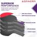 Spindra Ghost Performance Ping Pong Paddle - Dual Offensive Rubber, Durable Carry Case - Expert Table Tennis Racket for Winning Matches - Buy Online on SooperMarket.com