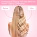 Mini 3 Barrel Curling Iron - 1/2 Inch Beach Waves Wand for Travel | Dual Voltage Ceramic Tourmaline Crimper - Pink - Lightweight & Easy to Use - Buy Online on SooperMarket.com