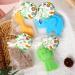 Woodland Baby Shower Soaps Favors Set - 4 Jungle Animal Shape Mini Soaps with Bags & Thank You Card | Perfect Kids Birthday Party Decor & Gifts - Buy Online on SooperMarket.com