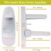 Improved Childproof Door Lever Lock (2 Pack) Prevents Toddlers From Opening Doors. Easy One Hand Operation for Adults. Durable ABS with 3M Adhesive Backing. Simple Install  No Tools Needed (White  2) White 2 - Buy Online on SooperMarket.com