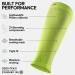 DANISH ENDURANCE Graduated Calf Compression Sleeves 21-26 mmHG - Neon Yellow/Light Blue - Men & Women - Buy Online on SooperMarket.com
