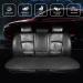 ZATOOTO Rear Car Seat Cover - Waterproof PU Leather Seat Mat for Back Seat Protection - Anti-Slip & Comfortable - Black - Buy Online on SooperMarket.com