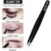 Professional Stainless Steel Eyebrow Tweezers for Precision Plucking and Ingrown Hair Removal - Black - Buy Online on SooperMarket.com