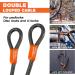 Valuemax 2m Safety Loop Cable - Plastic Coated Steel Cable for Bicycle Motorcycle & eBike | 12mm Thick Black - Secure Your Ride! - Buy Online on SooperMarket.com