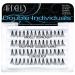 Ardell Double individuals Long (Knot Free) Black single eyelashes R (1 x 56 pieces) Eye-Lashes (without glue).Reusable naturally black artificial real hair eyelash 56 pieces (1 Pack) long