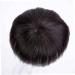 1PC Human Hair Topper Thinning Hair Topper Clip in Hairpieces Short Hair Wigs 20cm Dark Brown Hair Extensions for Women - Buy Online on SooperMarket.com