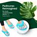 Pedi Couture Women's Pedicure Sandals - Turquoise Toe Separator Slippers - Buy Online on SooperMarket.com