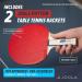 JOOLA Tour Carrying Case with Ping Pong Paddle, 18 Competition Balls, and Room for 2 Rackets - Durable High Density EVA Foam Lining - Table Tennis Storage Solution - Buy Online on SooperMarket.com