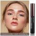 Peel Off Tattoo Eyebrow Gel - Natural & Waterproof Eye Brow Makeup (Brown) - Buy Online on SooperMarket.com