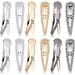 6 Pieces 4 Inch Rhinestone Snap Hair Clips Hair Barrettes Hairpins Crystal Metal Hair Clips for Women Girls Wedding Hair Accessories (Black Silver Gold) - Buy Online on SooperMarket.com