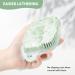 Sndyi Silicone Body Brush - Gentle Exfoliating Leaf-Shaped Shower Scrubber for Sensitive Skin | Foam-Forming Bristles in Firing Green Mint - Buy Online on SooperMarket.com
