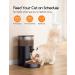 Meowant Automatic Cat Feeder with Desiccant Bag | Timed, Programmable, Portion Control, 4 Meals | Stainless-Steel Bowl, 6L Capacity | Dual Power Supply - Buy Online on SooperMarket.com