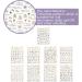 Minkissy Santa Stickers 9 Sheets Christmas Nail Stickers 3D Golden Nail Art Self-adhesive Stickers Decals Tips Wraps for Women Girls Christmas Hoilday Nail Decor (Random) Glitter Stickers - Buy Online on SooperMarket.com