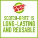 Scotch-Brite Dishwand Brush Scrubber - Ideal for Cleaning Dishes, Kitchen, Bathroom & Household - 1 Dishwand - Buy Online on SooperMarket.com