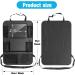 Kimsky 2er Autositz Organizer | Waterproof Backseat Protection for Kids | Children's Toy Storage & Tablet Holder - Black (2PCs) - Buy Online on SooperMarket.com